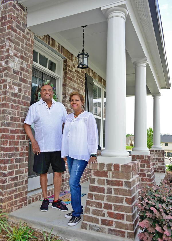 Charyl and Anthony Ware moved from Texas to the Riverside neighborhood in Cherokee County.