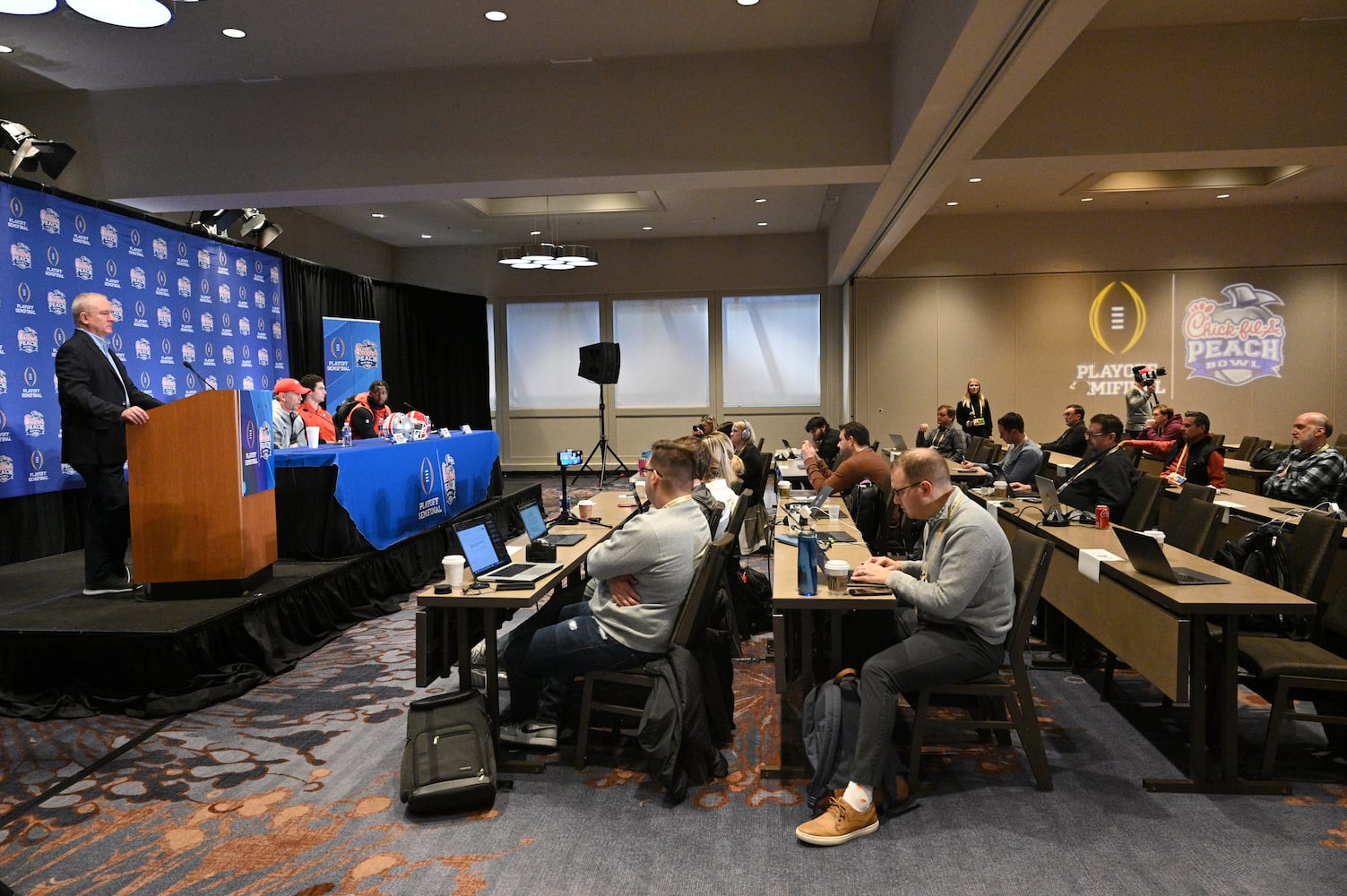 Peach Bowl press conferences