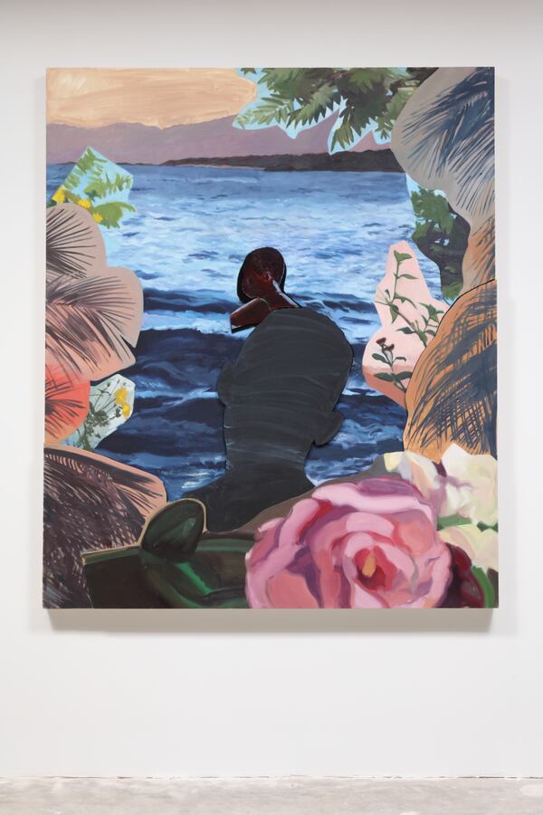 "Wilderness of Waves" by Baltimore artist James Williams II is featured in a solo exhibition of the artist's work “In the Wilderness” at Midtown's UTA Artist Space.
(Courtesy of the artist and UTA Artist Space)