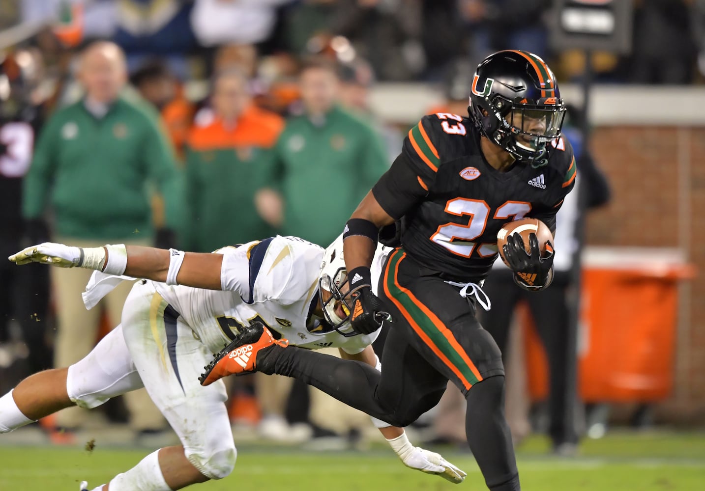 Photos: Georgia Tech earns win over Miami, Mark Richt