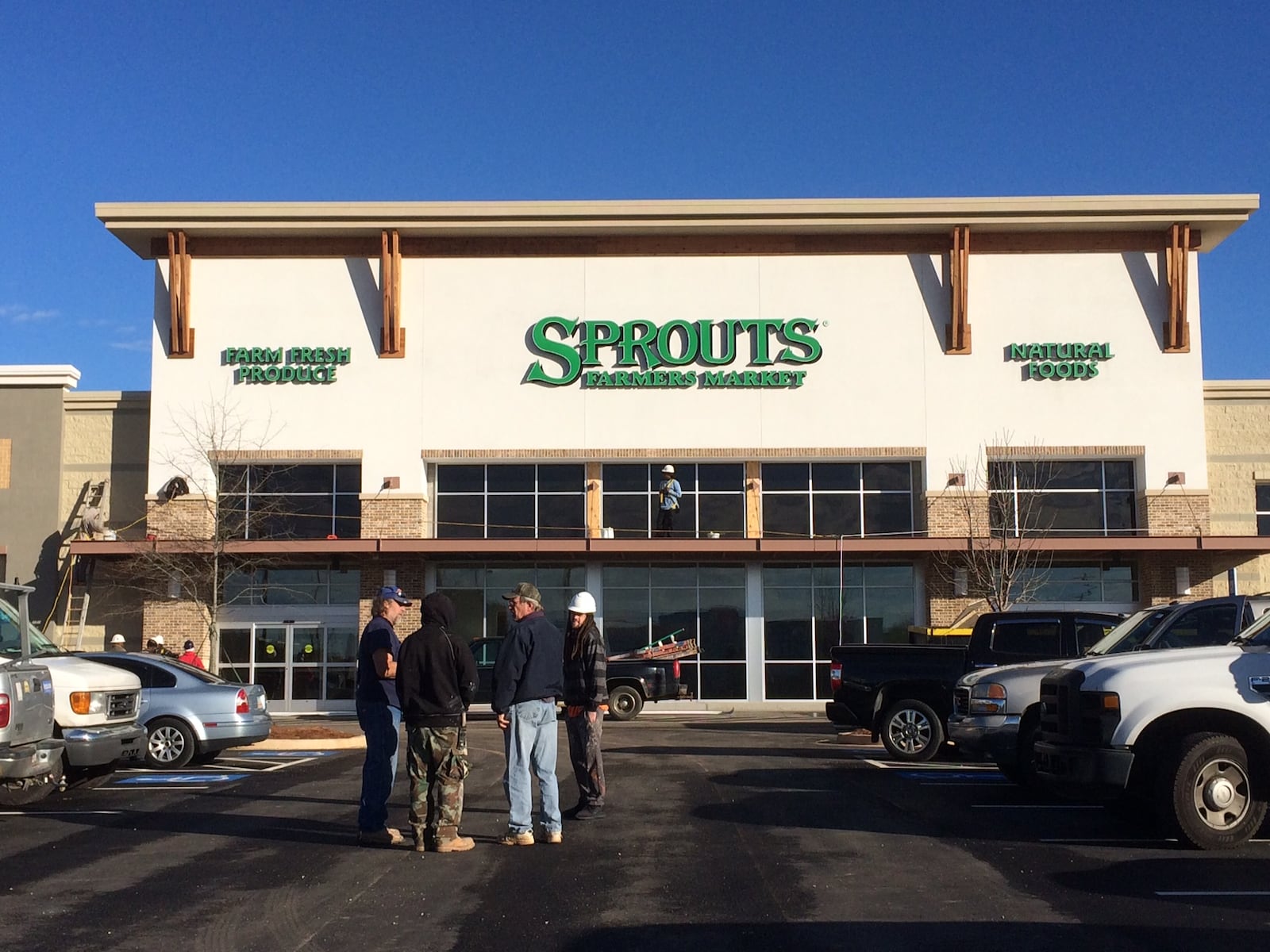 Sprouts Farmers Market is building a new location on Scott Boulevard near Decatur in DeKalb County. Progress is shown Thursday, Jan. 26.