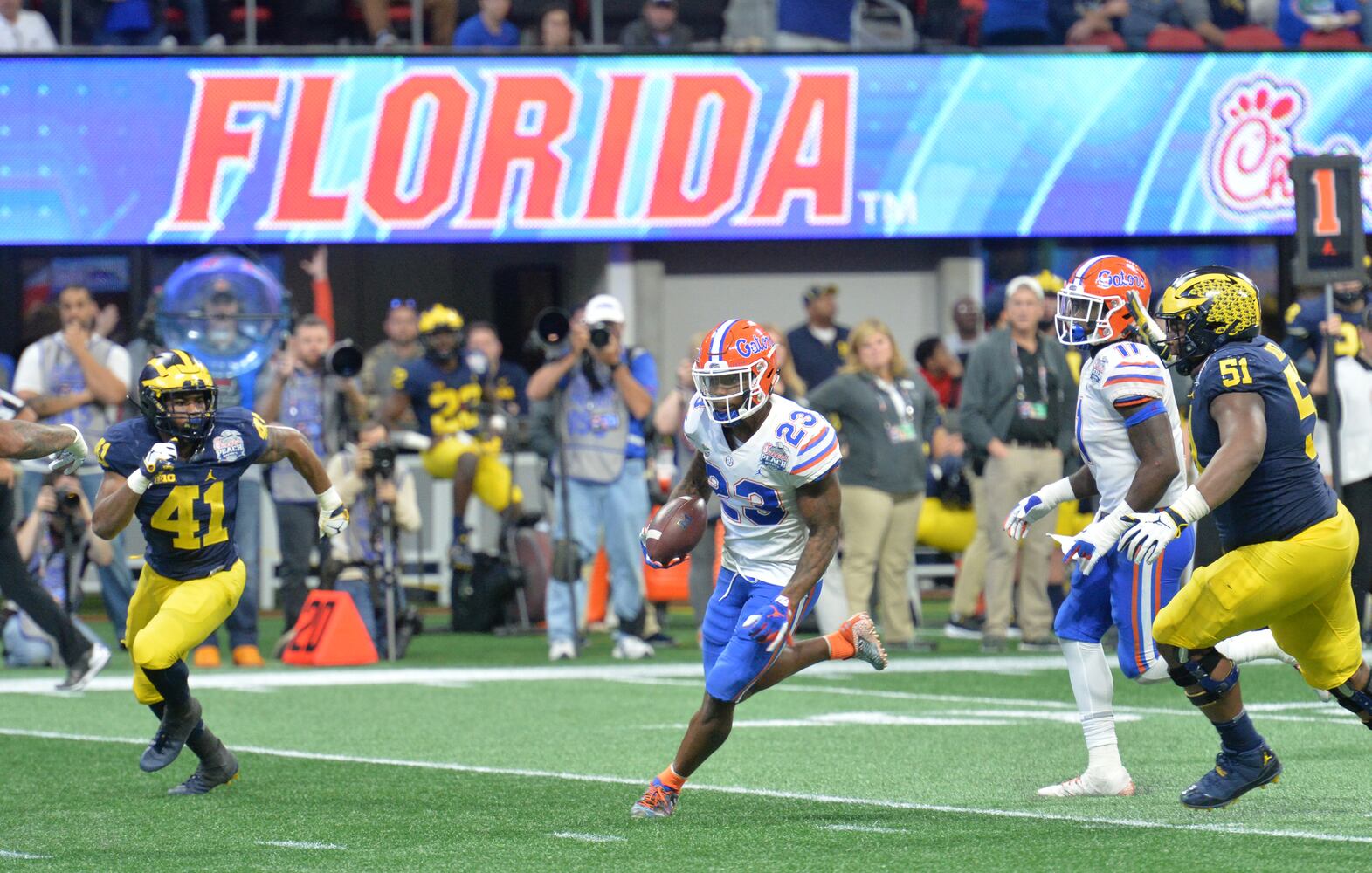 Photos: Florida beats Michigan in Chick-fil-A Peach Bowl