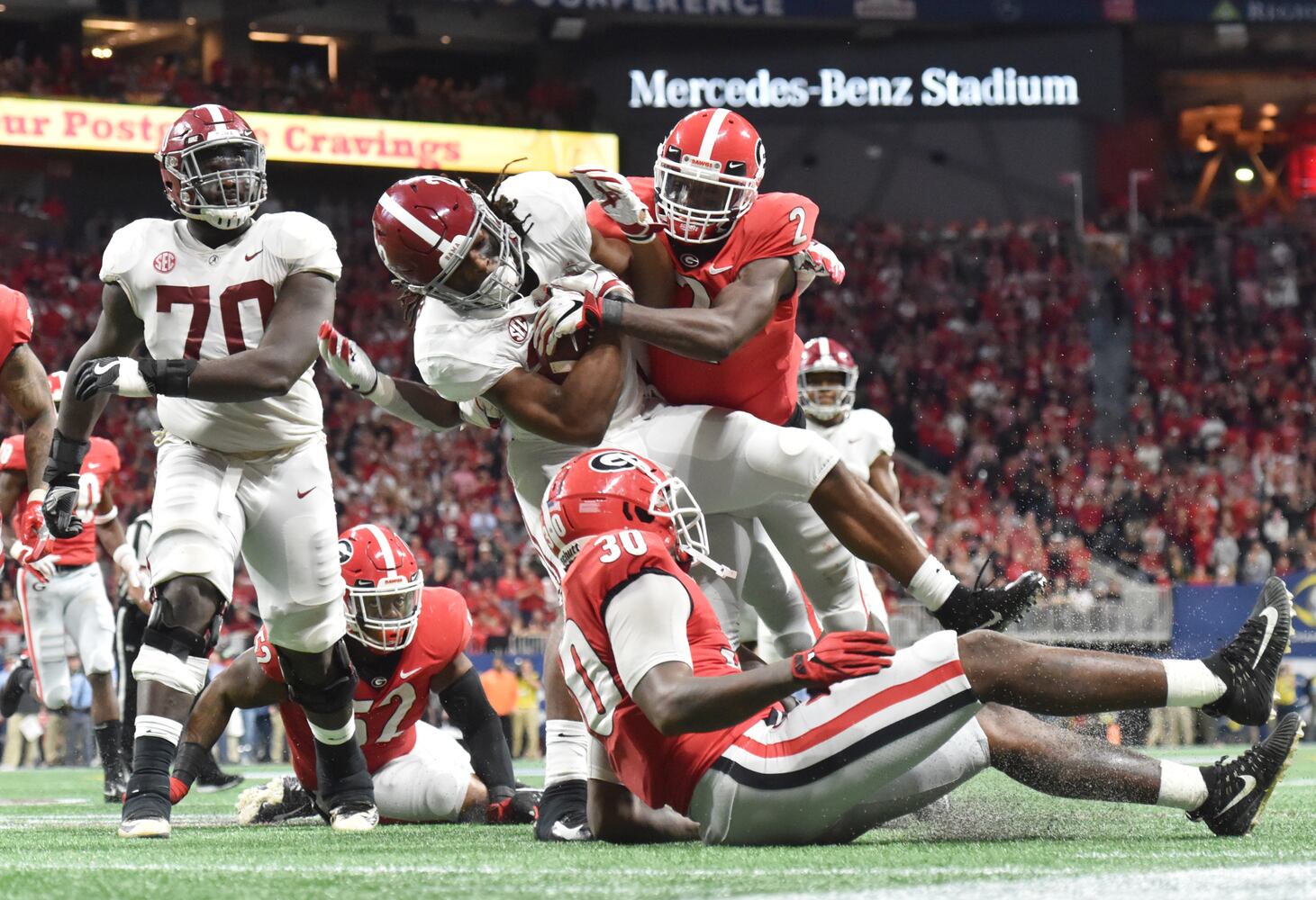 Photos: Bulldogs fall to Alabama in SEC Championship game