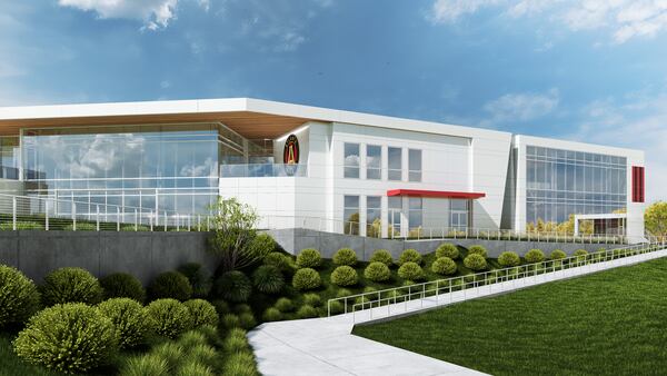 A rendering of Atlanta United's expansion of the Children’s Healthcare of Atlanta Training Ground. Work began on Thursday, July 11, 2024.