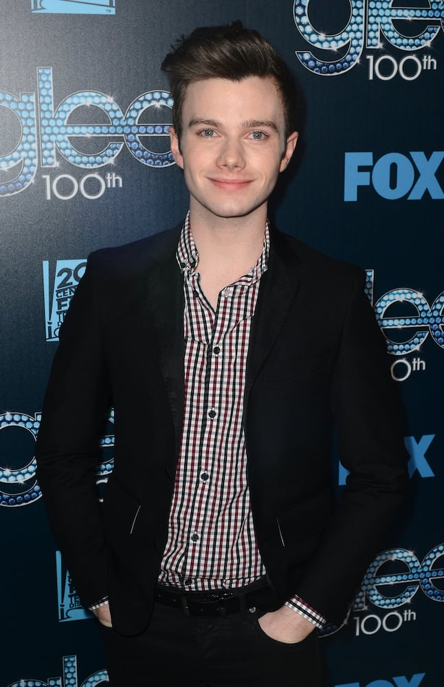 Chris Colfer's young face works perfectly when you star in a high school comedy.