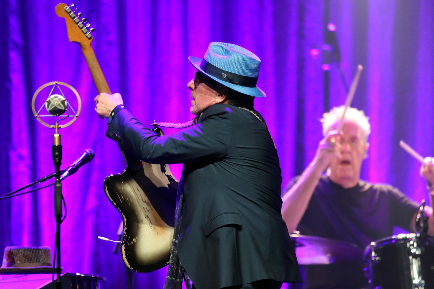 Elvis Costello & the Imposters, featuring Charlie Sexton on guitar, rocked the sold out Coca Cola Roxy Theatre on Tuesday, January 30, 2024.
Robb Cohen for the Atlanta Journal-Constitution