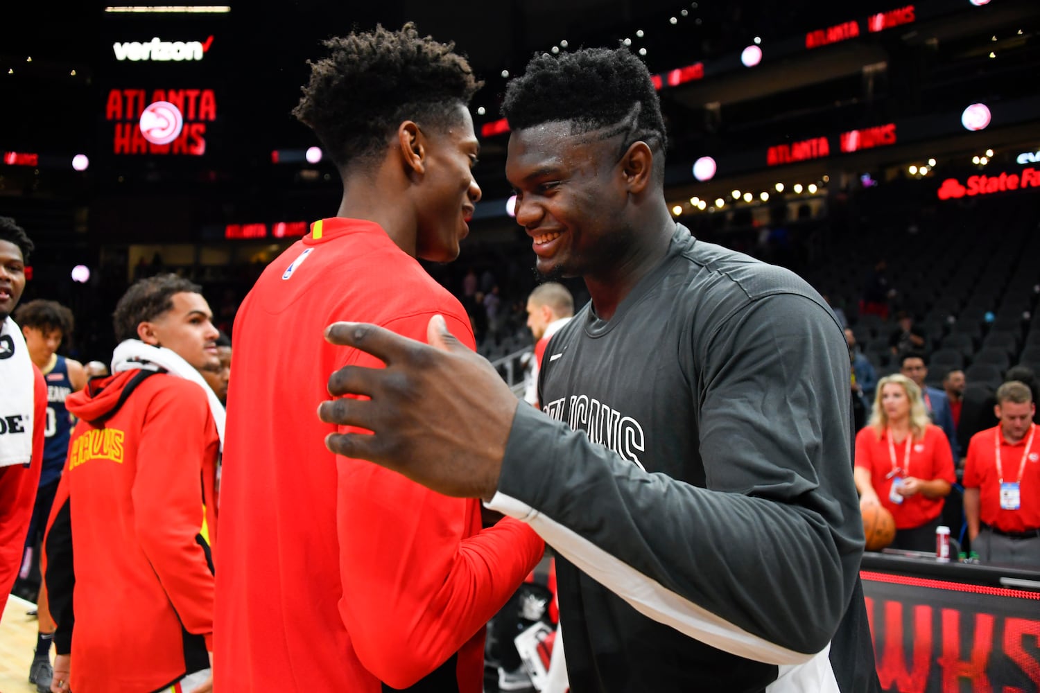 Photos: Hawks host Pelicans in preseason opener