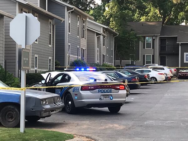 Police in Clarkston are looking for the man who shot and killed a man at an apartment complex.