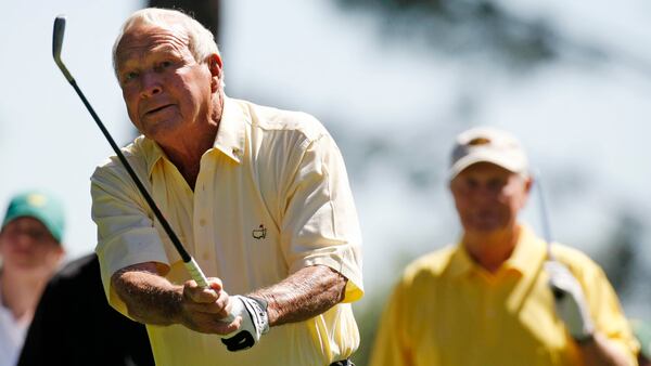 Arnold Palmer won four green jackets at Augusta National. He  played his last Masters Tournament in 2004.