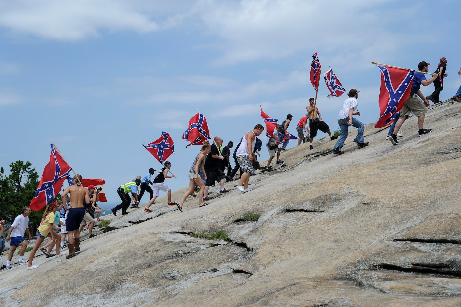 Confederate flag rally