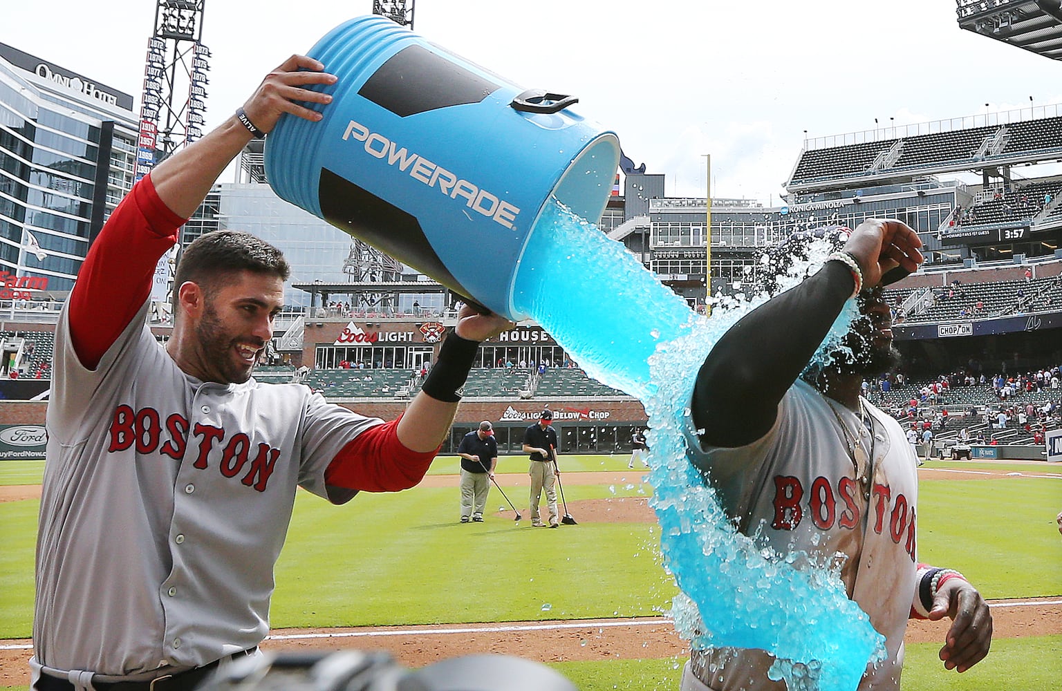 Photos: Braves collapse at home against Red Sox