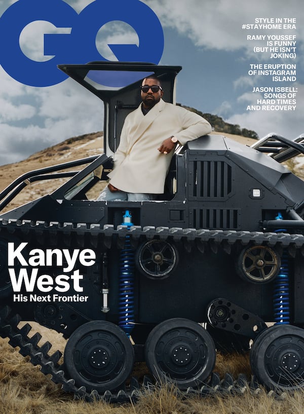 Tyler Mitchell photographed Kanye West for the cover of the May 2020 edition of GQ.