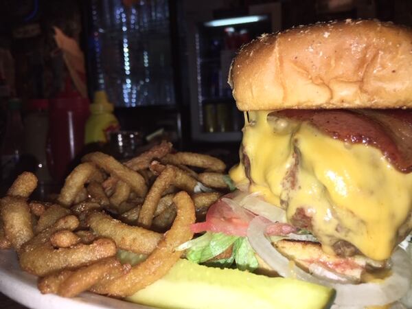 A burger at Thurman's