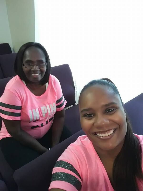 Shanta Yvette Alexander in matching outfit with her mother Sandra Hughey earlier this year. “After everything we went through together, I can’t imagine being without her,” says Hughey. “She’s still my baby.” (Family photo)