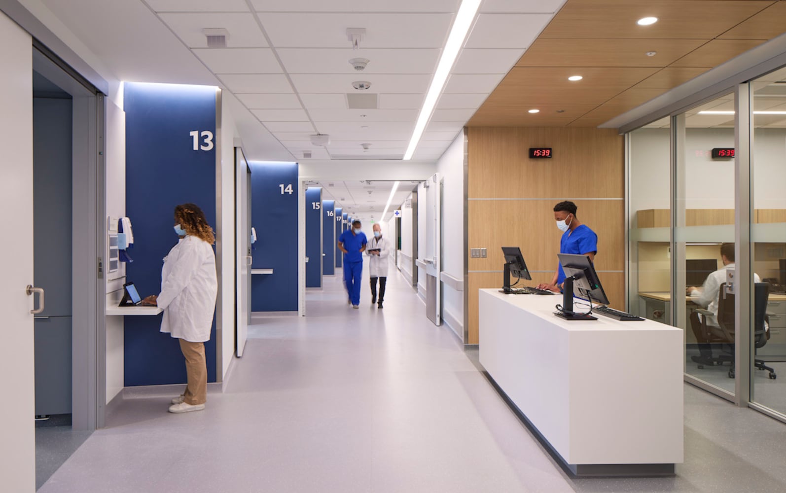 Inpatient rooms at Winship at Emory Midtown