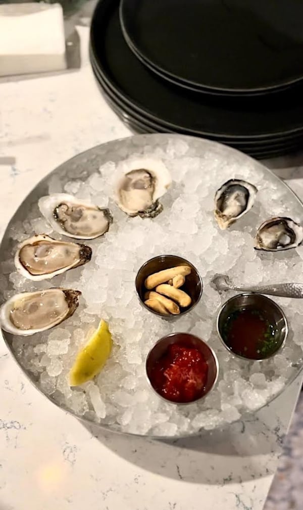 Alici serves oysters from a variety of regions. / Alici