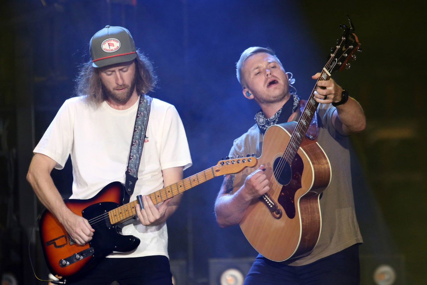 Corey Kent performs as one of the opening acts when chart-topping Jason Aldean made a tour stop at Atlanta's Lakewood Amphitheatre on Saturday, August 5, 2023. (Photo: Robb Cohen for The Atlanta Journal-Constitution)