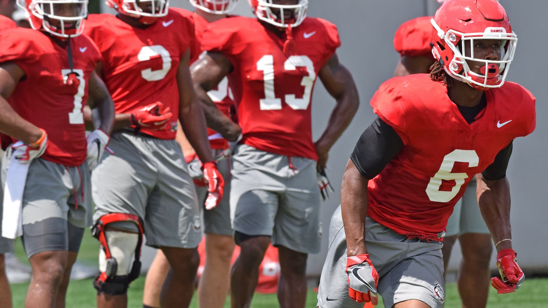 UGA practice: Aug. 6, 2018