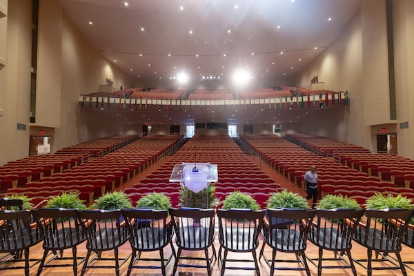 The Martin Luther King Jr. International Chapel on the Morehouse campus was newly renovated. Steve Schaefer/steve.schaefer@ajc.com)