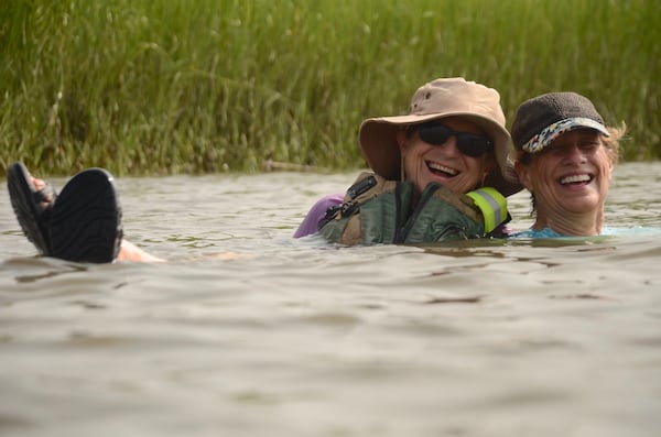 Atlanta seniors are many of the participants in paddle trips with Georgia River Network.