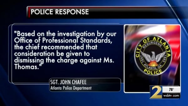 This is the full statement Atlanta police provided to AJC.com and Channel 2 Action News.