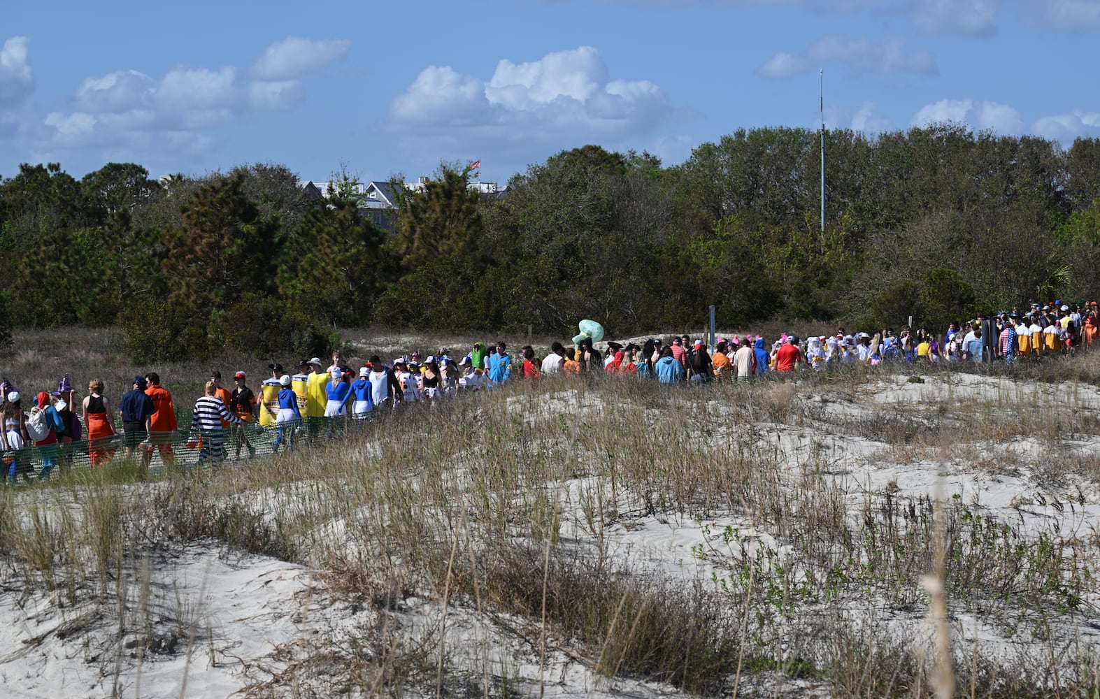 Frat Beach ahead of Georgia Florida game