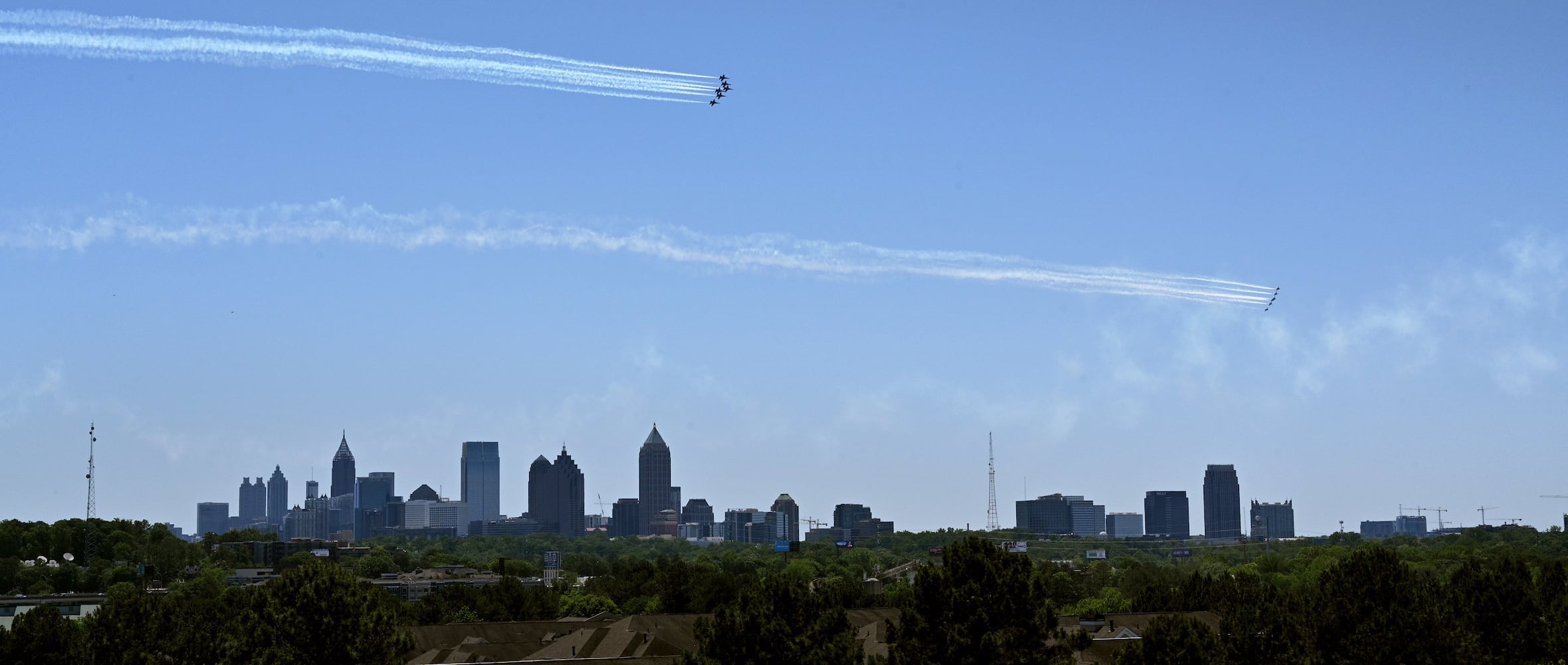 PHOTOS: Blue Angels, Thunderbirds to fly over Atlanta