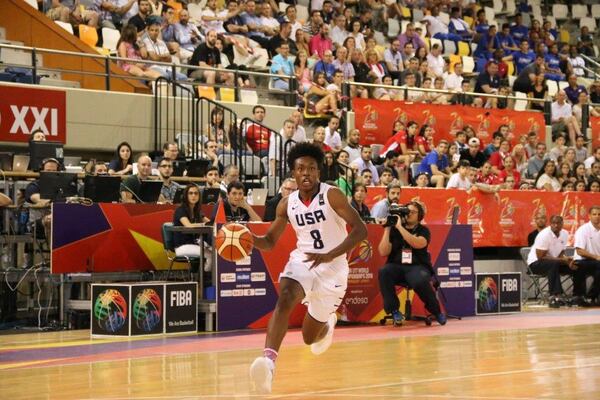 Pebblebrook guard Collin Sexton, who was named the MVP of the FIBA U-17 world championship this summer, has Georgia Tech in his final 10. (USA Basketball)