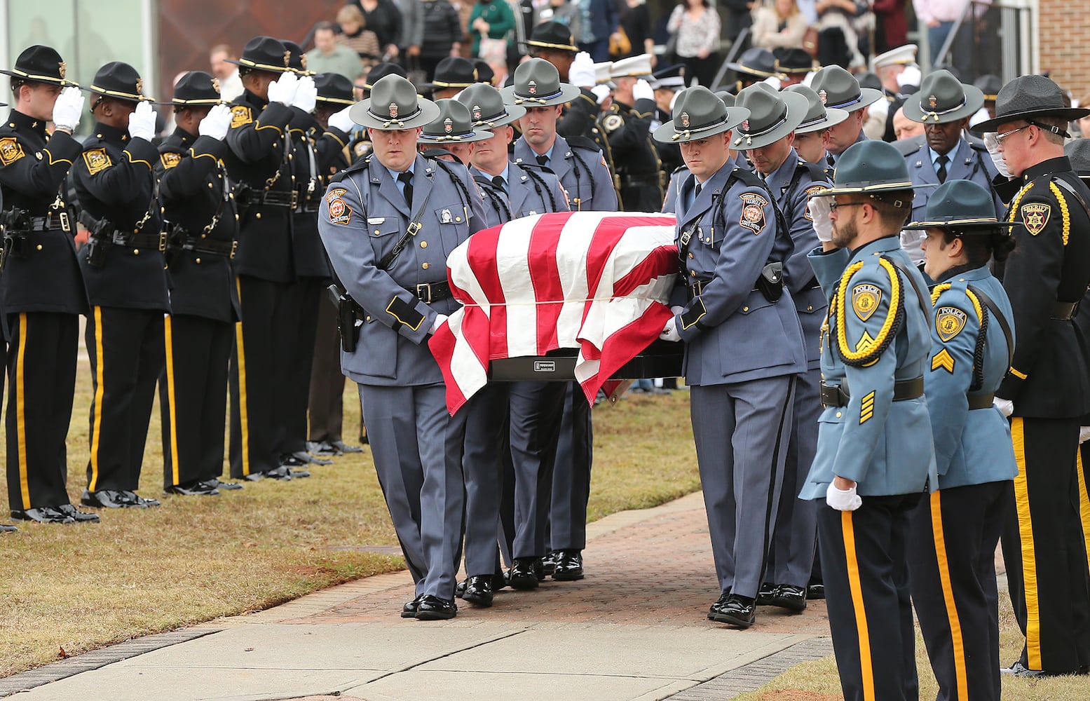 Funeral for campus police officer Jody Smith