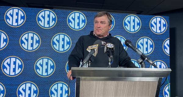 Georgia football coach Kirby Smart.