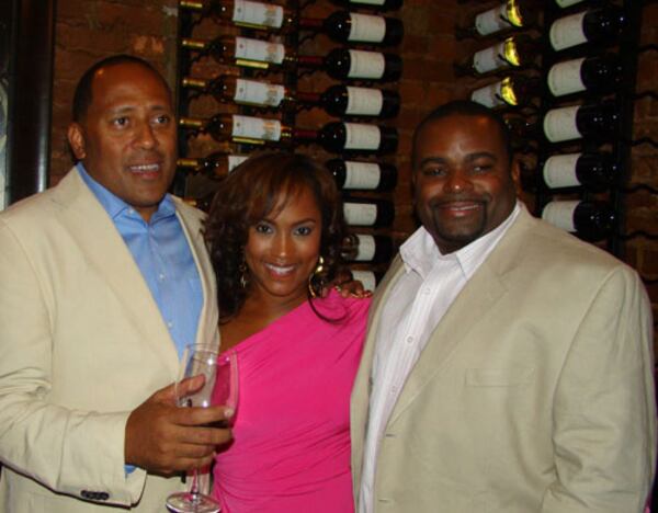 Frank, his wife Tanya and a minority partner DJ Tay Rock. CREDIT: Rodney Ho/rho@ajc.com