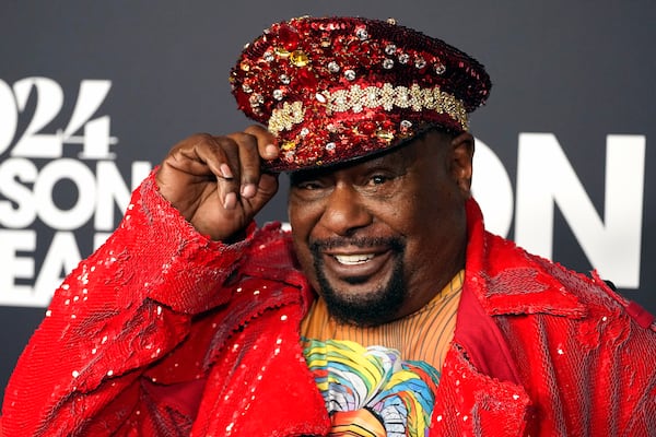 FILE - George Clinton appears at MusiCares Person of the Year honoring Jon Bon Jovi in Los Angeles on Feb. 2, 2024. (Photo by Jordan Strauss/Invision/AP, File)