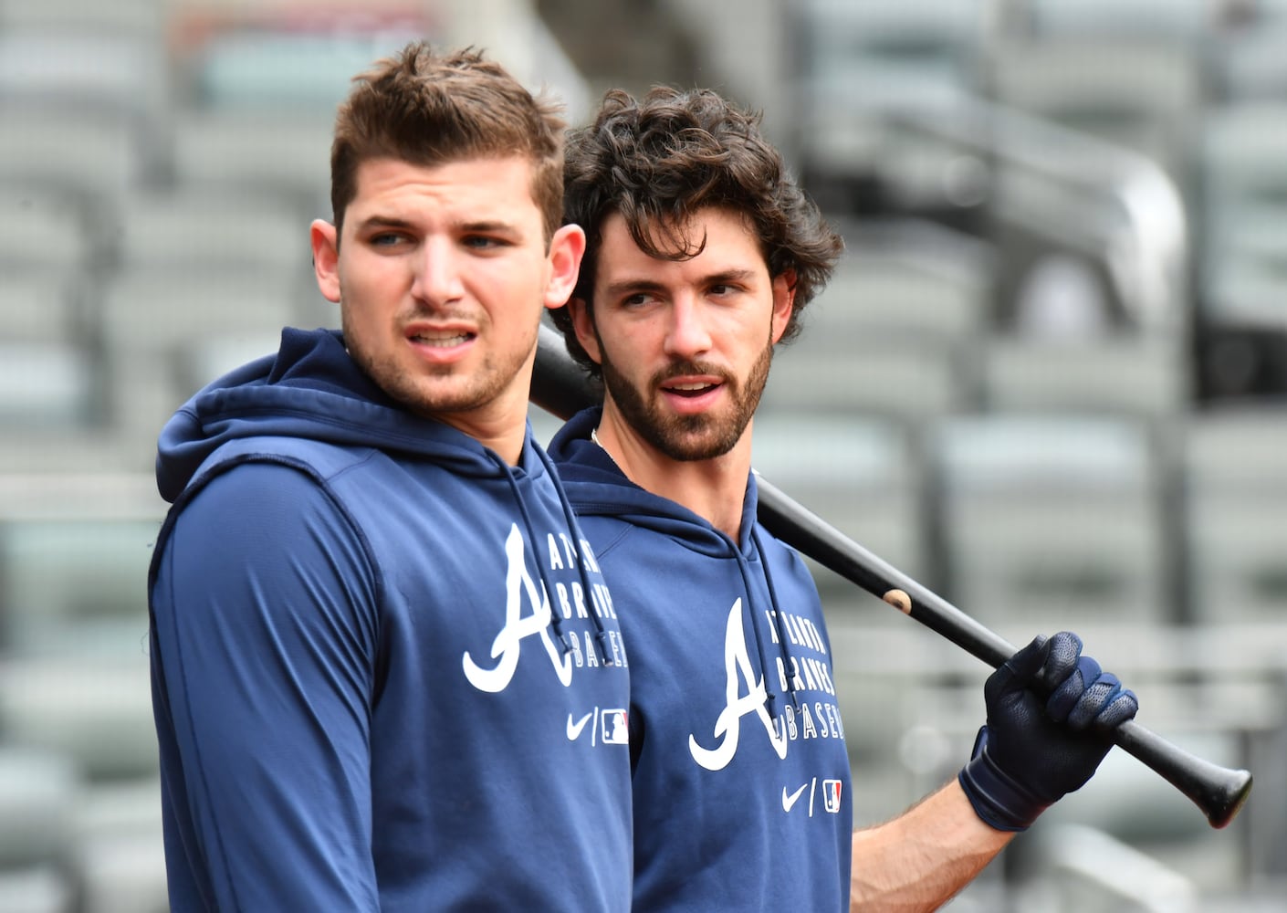 Braves playoff workout photo