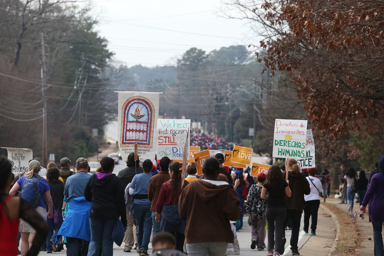 Annual MLK Day parade in Gwinnett County, Jan. 16, 2017