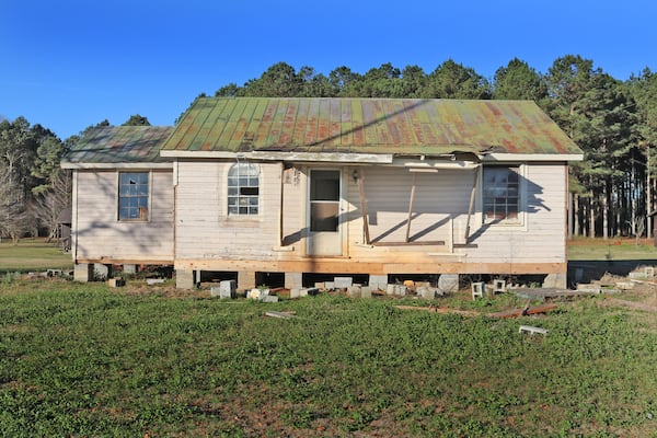 The Flint River Farms Preservation Society hopes to restore this historic farmhouse.
Courtesy of Eric Dusenbery