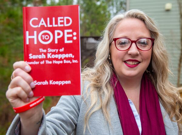 Portrait of Sara Koeppen who is the Founder & Executive Director of The Hope Box, a nonprofit that helps to stop abandonment of newborns by reaching out to moms in crisis. PHIL SKINNER FOR THE ATLANTA JOURNAL-CONSTITUTION.