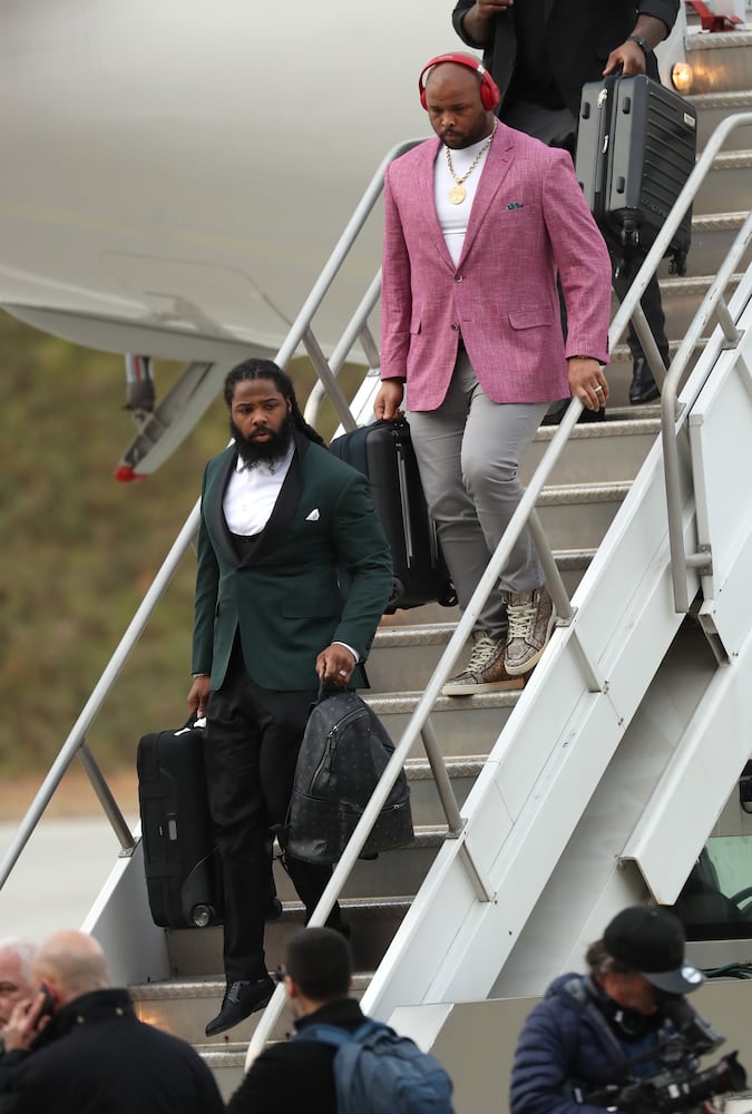 Photos: Patriots arrive in Atlanta for Super Bowl LIII