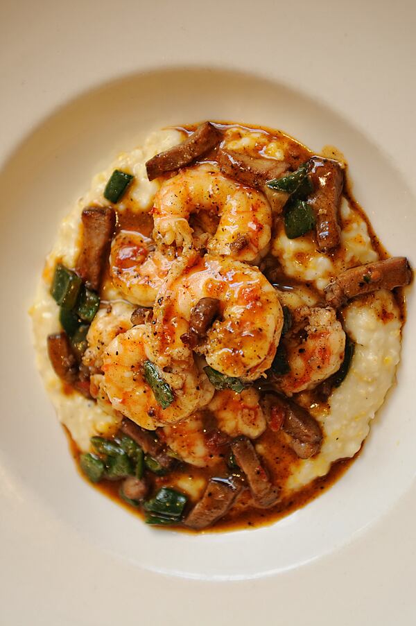 South City Kitchen signature Shrimp and Red Mule Grits.