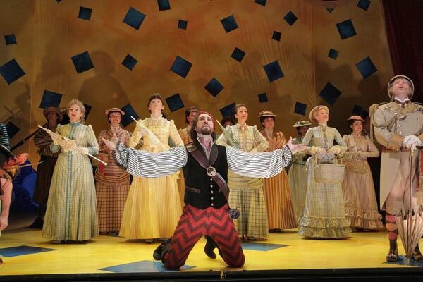 “The Pirates of Penzance” is one of Gilbert and Sullivan’s best-known and most beloved works. The Atlanta Opera’s upcoming production is directed by Sean Curran and features sets and costumes by James Schuette. 
Courtesy of Ken Howard/Opera Theatre of St. Louis