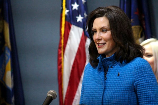 An executive order issued by Gov. Gretchen Whitmer requires factories to suspend all nonessential in-person visits, including tours, but President Trump was allowed to visit. 