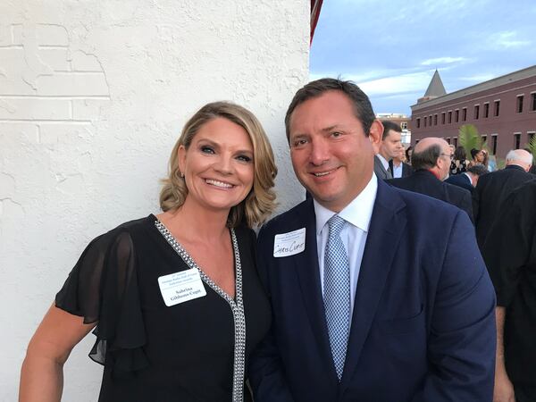  WSB Radio's Sabrina Gibbons Cupit and her husband Chris. CREDIT: Rodney Ho/rho@ajc.com