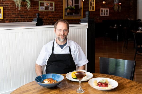 A-street chef-owner Kevin Nelson came to Roswell after owning Terra Bistro in Vail, Colo. (Mia Yakel for The Atlanta Journal-Constitution)