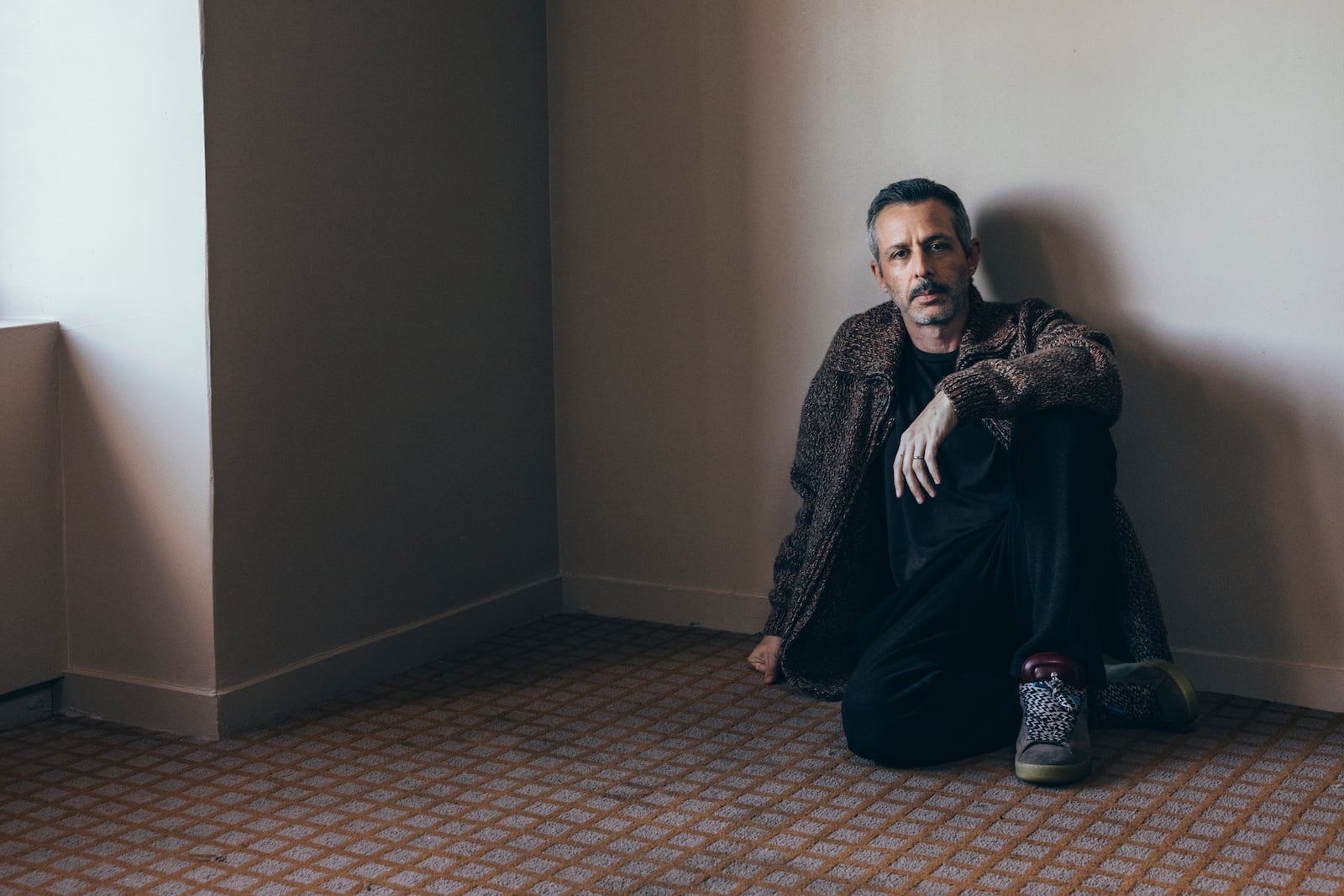 Jeremy Strong poses for a portrait to promote the film "The Apprentice" on Tuesday, Oct. 8, 2024, in New York. (Photo by Victoria Will/Invision/AP)