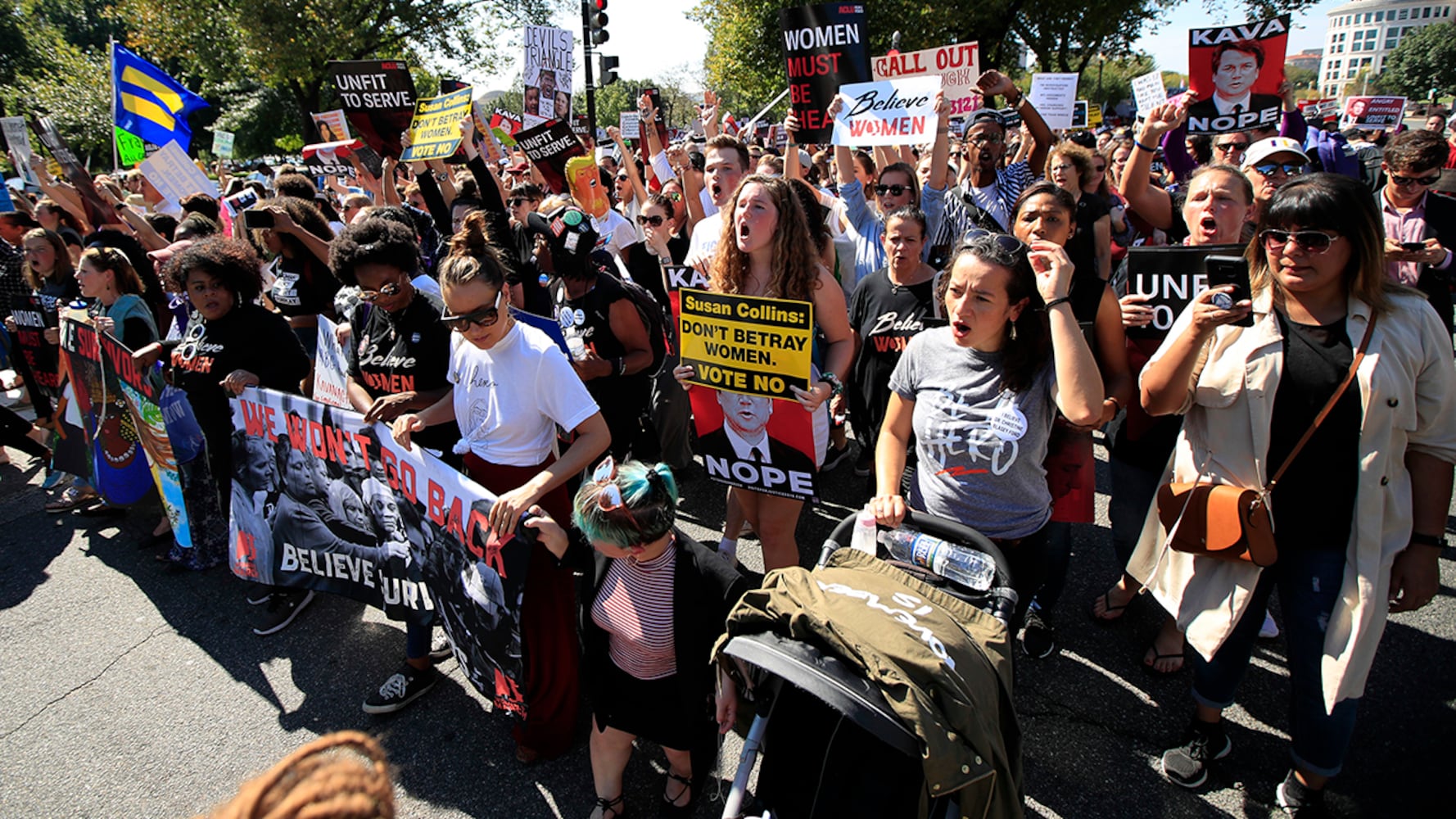 Thousands of protesters rally on Capitol Hill