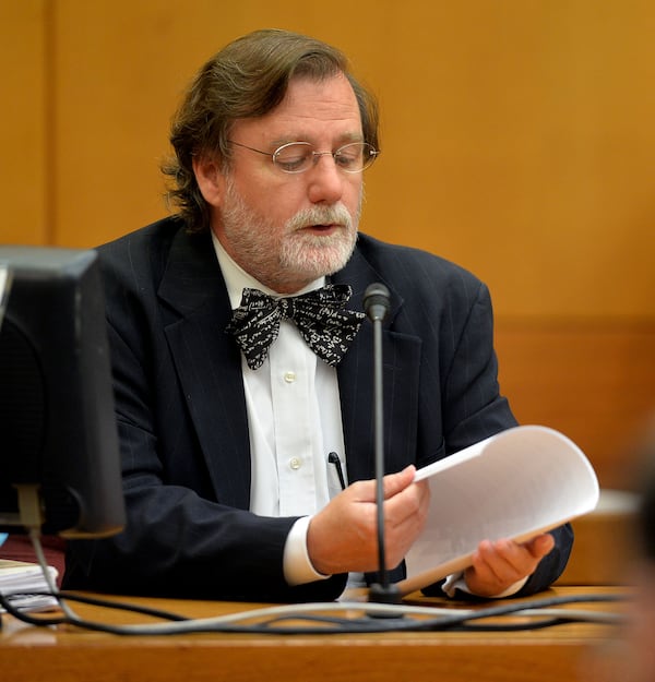 Jury pool expert Jeffrey Martin testifies during Atlanta Public Schools test-cheating trial during hearing in which defense lawyers contended that African Americans were under-represented in the jury pool for the Atlanta Public Schools cheating case. Martin was also used as a jury expert in the death-penalty case involving Otis Ricks. (KENT D. JOHNSON / KDJOHNSON@AJC.COM)