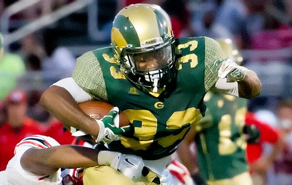 Grayson running back Cameryn Brent (33). (Jonathan Phillips/Special to AJC)