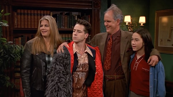 The cast of "Third Rock from the Sun": Kristen Johnson, French Stewart, John Lithgow and Joseph Gordon-Levitt. NBC