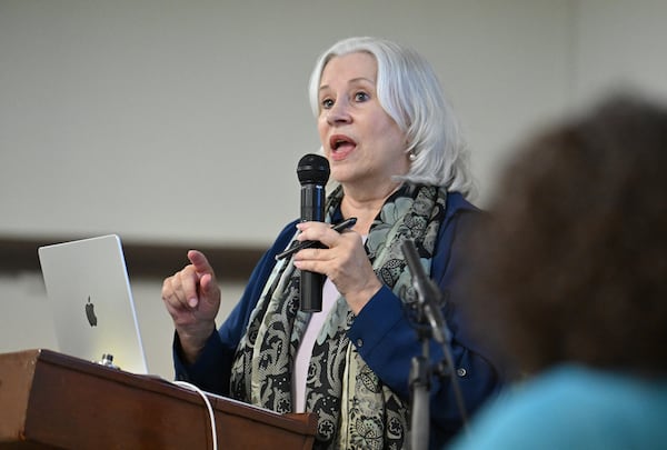 Marilyn Marks is the executive director of the Coalition for Good Governance, a plaintiff in the case seeking the replacement of Georgia's voting system with paper ballots. “Georgia is already a tinderbox, and by leaving an unreliable, unverifiable and unauditable voting system in place, that tinderbox is going to be incredibly dangerous come November,” Marks said. (Hyosub Shin / Hyosub.Shin@ajc.com)