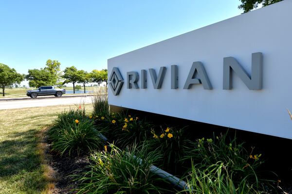 A Morgan County judge on Thursday shot down a central component of the $1.5 billion incentive package offered to electric vehicle startup Rivian, a ruling that threatens the future of one of Georgia’s biggest economic development projects. Pictured is the Rivian plant in Normal, Ill., on July 20, 2022. (Ron Johnson for the AJC)