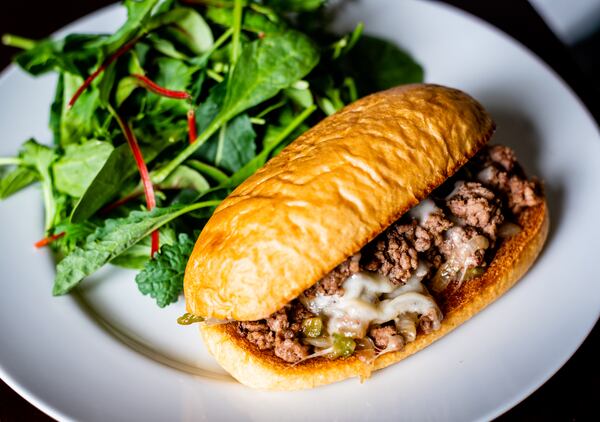 Keep dinner simple with Weeknight Cheesesteaks. (Henri Hollis for The Atlanta Journal-Constitution)